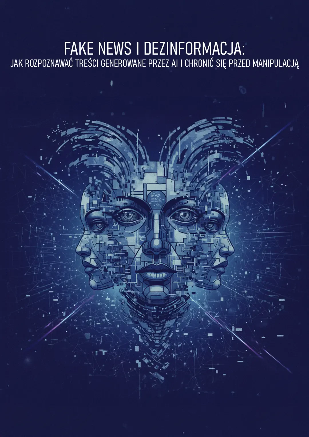 Okładka ebooka Fake news i dezinformacja: Jak rozpoznawać treści generowane przez AI i chronić się przed manipulacją